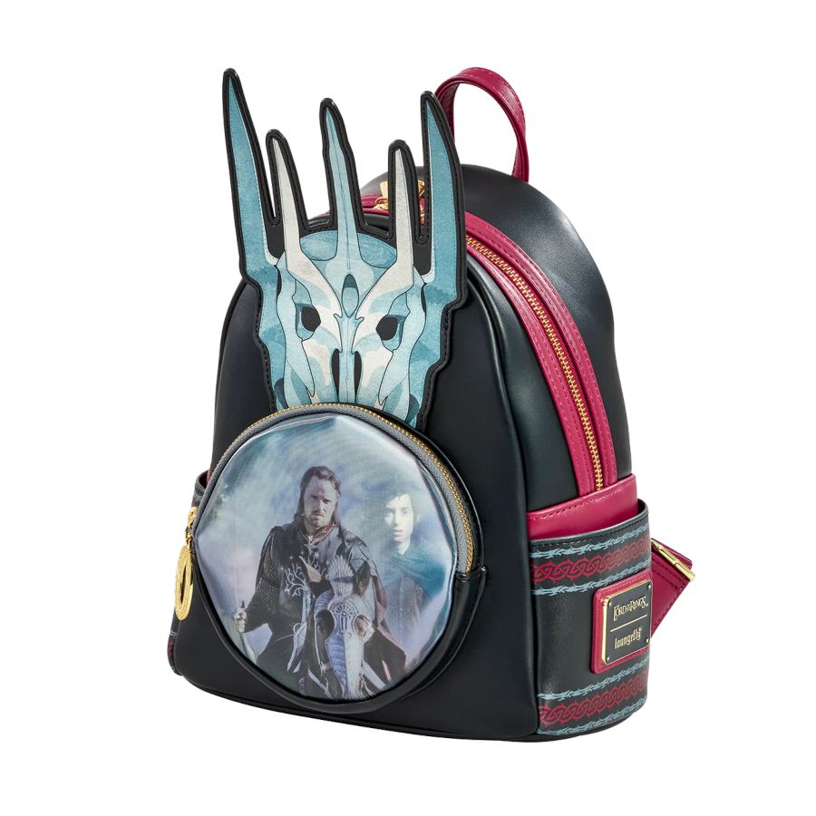 Pop Weasel - Image 3 of Lord of the Rings - Sauron US Exclusive Lenticular Mini Backpack [RS] - Loungefly - Bags, Wallets & Purses - Image - Pop Weasel