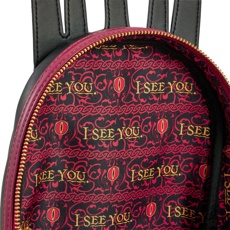 Pop Weasel - Image 5 of Lord of the Rings - Sauron US Exclusive Lenticular Mini Backpack [RS] - Loungefly - Bags, Wallets & Purses - Image - Pop Weasel