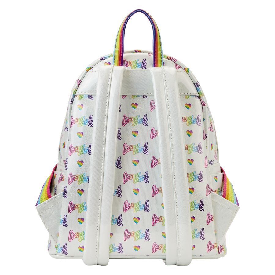 Pop Weasel - Image 5 of Lisa Frank - Logo Heart Detach Rainbow Mini Backpack - Loungefly - Bags, Wallets & Purses - Image - Pop Weasel