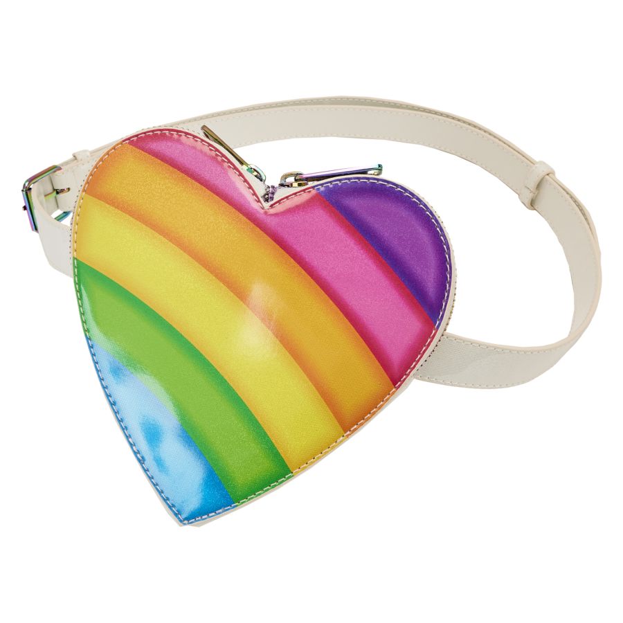 Pop Weasel - Image 7 of Lisa Frank - Logo Heart Detach Rainbow Mini Backpack - Loungefly - Bags, Wallets & Purses - Image - Pop Weasel