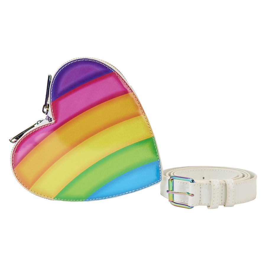 Pop Weasel - Image 8 of Lisa Frank - Logo Heart Detach Rainbow Mini Backpack - Loungefly - Bags, Wallets & Purses - Image - Pop Weasel