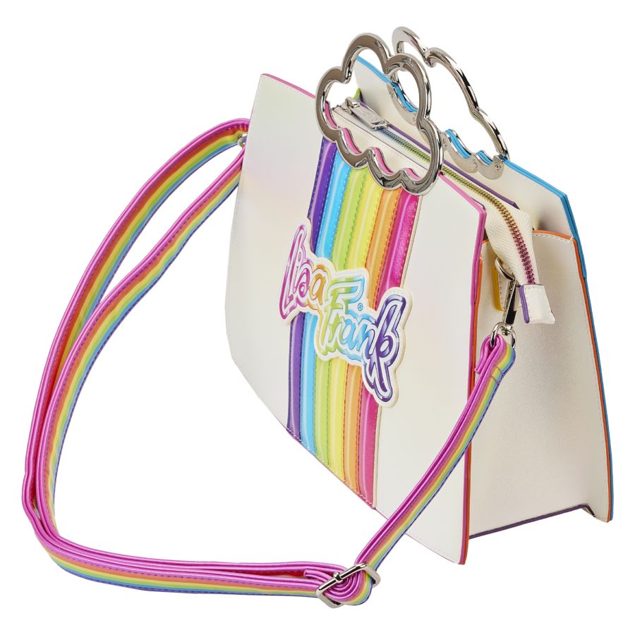 Pop Weasel - Image 3 of Lisa Frank - Rainbow Cloud Handle Crossbody - Loungefly - Bags, Wallets & Purses - Image - Pop Weasel