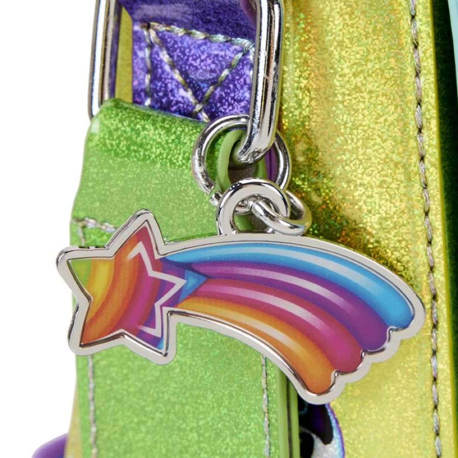 Pop Weasel - Image 5 of Lisa Frank - Holographic Glitter Color Block Crossbody Bag - Loungefly - Bags, Wallets & Purses - Image - Pop Weasel