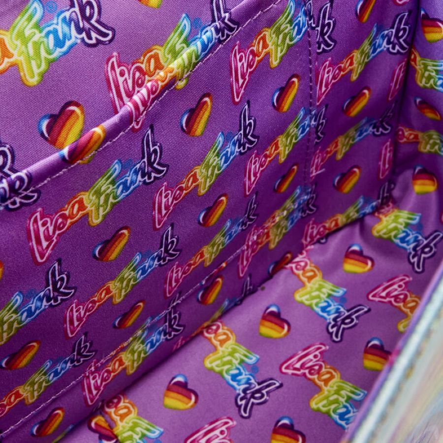 Pop Weasel - Image 7 of Lisa Frank - Holographic Glitter Color Block Crossbody Bag - Loungefly - Bags, Wallets & Purses - Image - Pop Weasel