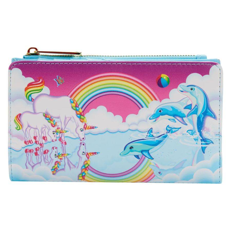 Pop Weasel Image of Lisa Frank - Unicorn Reflection Flap Purse - Loungefly - Bags, Wallets & Purses - Image - Pop Weasel