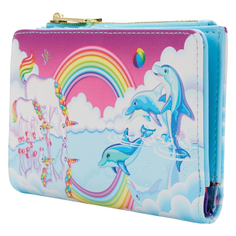 Pop Weasel - Image 3 of Lisa Frank - Unicorn Reflection Flap Purse - Loungefly