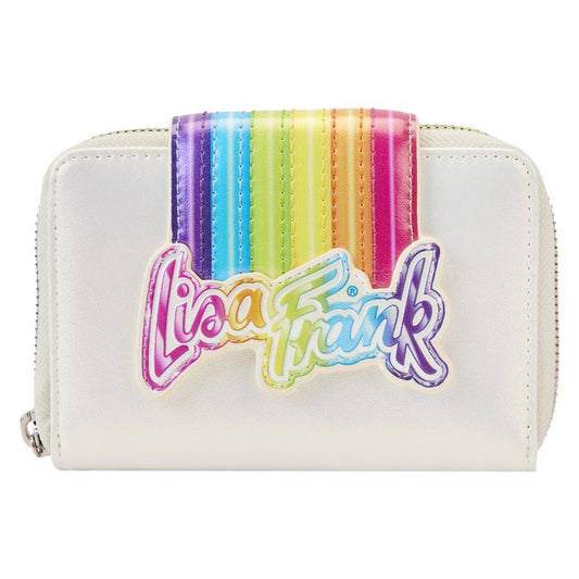 Pop Weasel Image of Lisa Frank - Rainbow Logo Zip Around Wallet - Loungefly