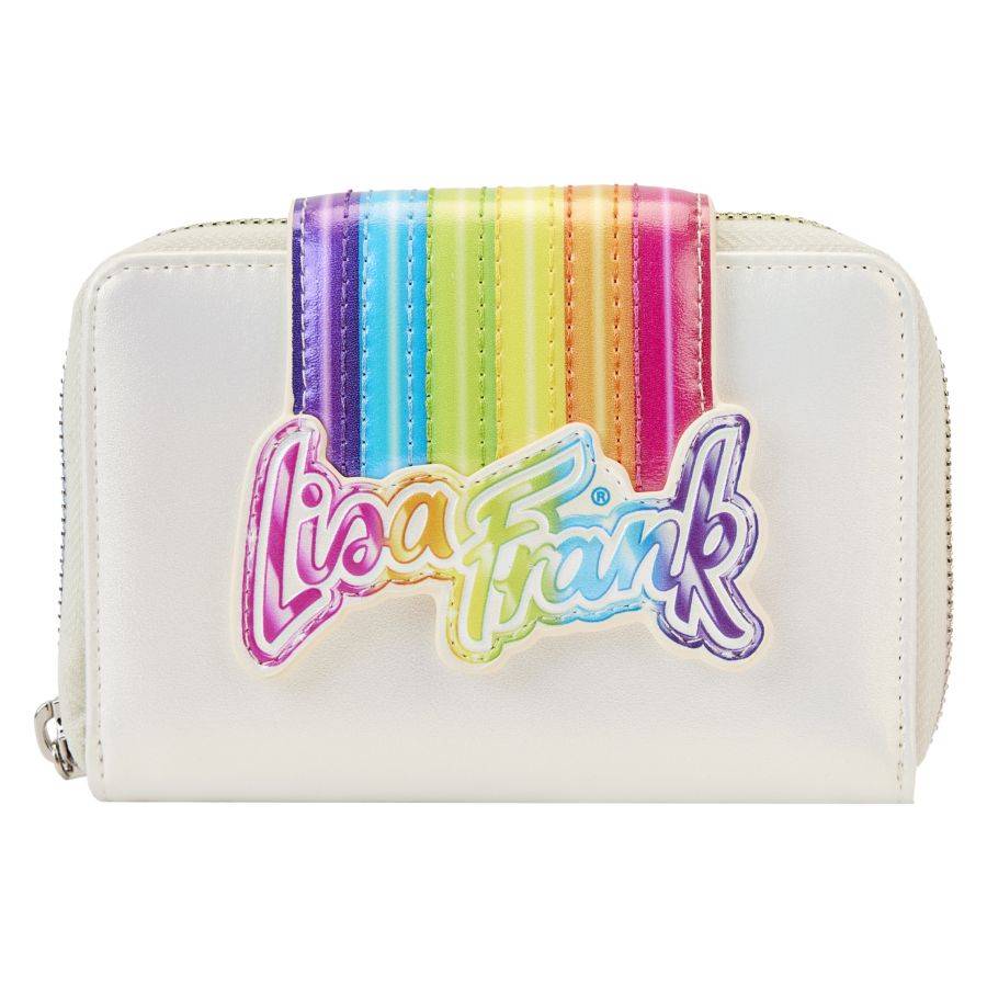 Pop Weasel Image of Lisa Frank - Rainbow Logo Zip Around Wallet - Loungefly - Bags, Wallets & Purses - Image - Pop Weasel