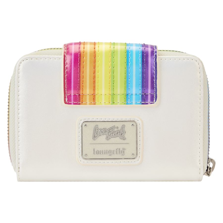 Pop Weasel - Image 3 of Lisa Frank - Rainbow Logo Zip Around Wallet - Loungefly - Bags, Wallets & Purses - Image - Pop Weasel