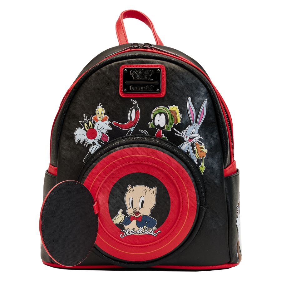 Pop Weasel - Image 2 of Looney Tunes - That's All Folks Mini Backpack - Loungefly - Bags, Wallets & Purses - Image - Pop Weasel