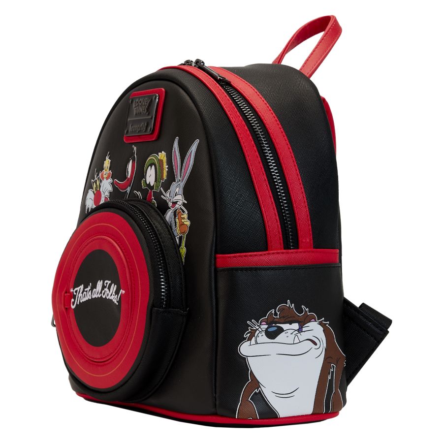 Pop Weasel - Image 3 of Looney Tunes - That's All Folks Mini Backpack - Loungefly - Bags, Wallets & Purses - Image - Pop Weasel