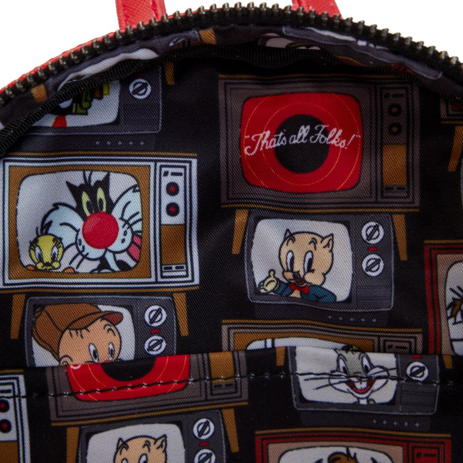 Pop Weasel - Image 7 of Looney Tunes - That's All Folks Mini Backpack - Loungefly - Bags, Wallets & Purses - Image - Pop Weasel