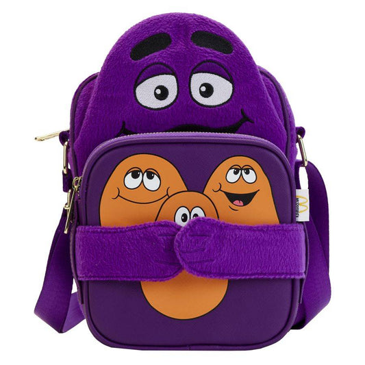 Pop Weasel Image of McDonald's - Grimace Cosplay Crossbuddies Bag - Loungefly