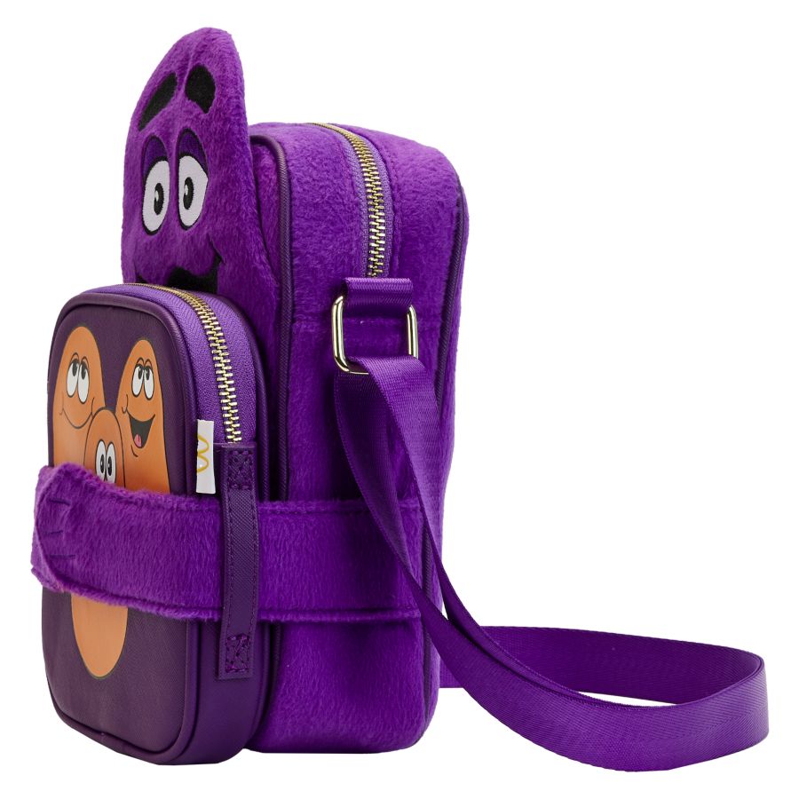 Pop Weasel - Image 2 of McDonald's - Grimace Cosplay Crossbuddies Bag - Loungefly - Bags, Wallets & Purses - Image - Pop Weasel