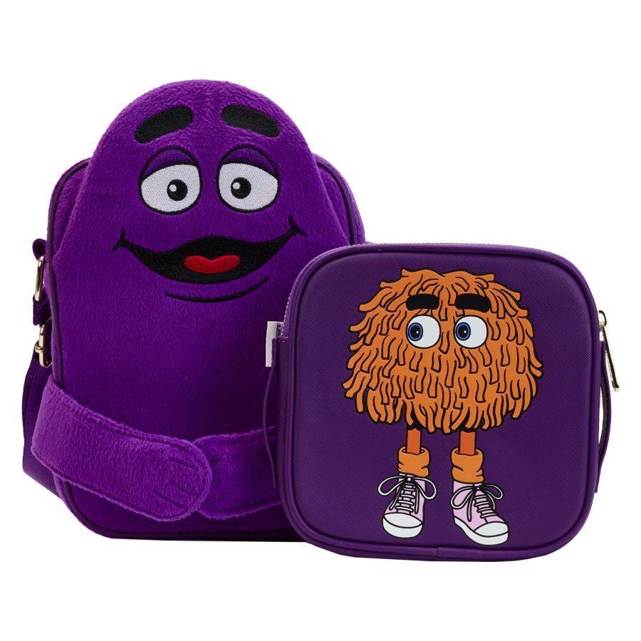 Pop Weasel - Image 6 of McDonald's - Grimace Cosplay Crossbuddies Bag - Loungefly - Bags, Wallets & Purses - Image - Pop Weasel