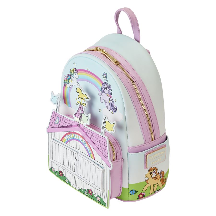 Pop Weasel - Image 4 of My Little Pony - 40th Anniversary Stable Mini Backpack - Loungefly - Bags, Wallets & Purses - Image - Pop Weasel