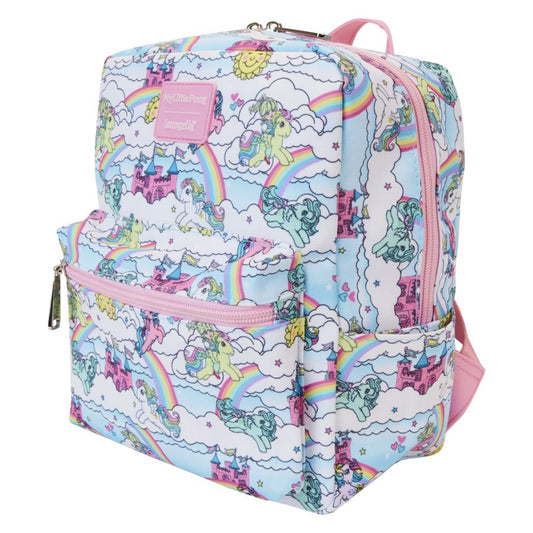 Image Pop Weasel - Image 2 of My Little Pony - Sky Scene All-over-print Small Nylon Mini Backpack - Loungefly