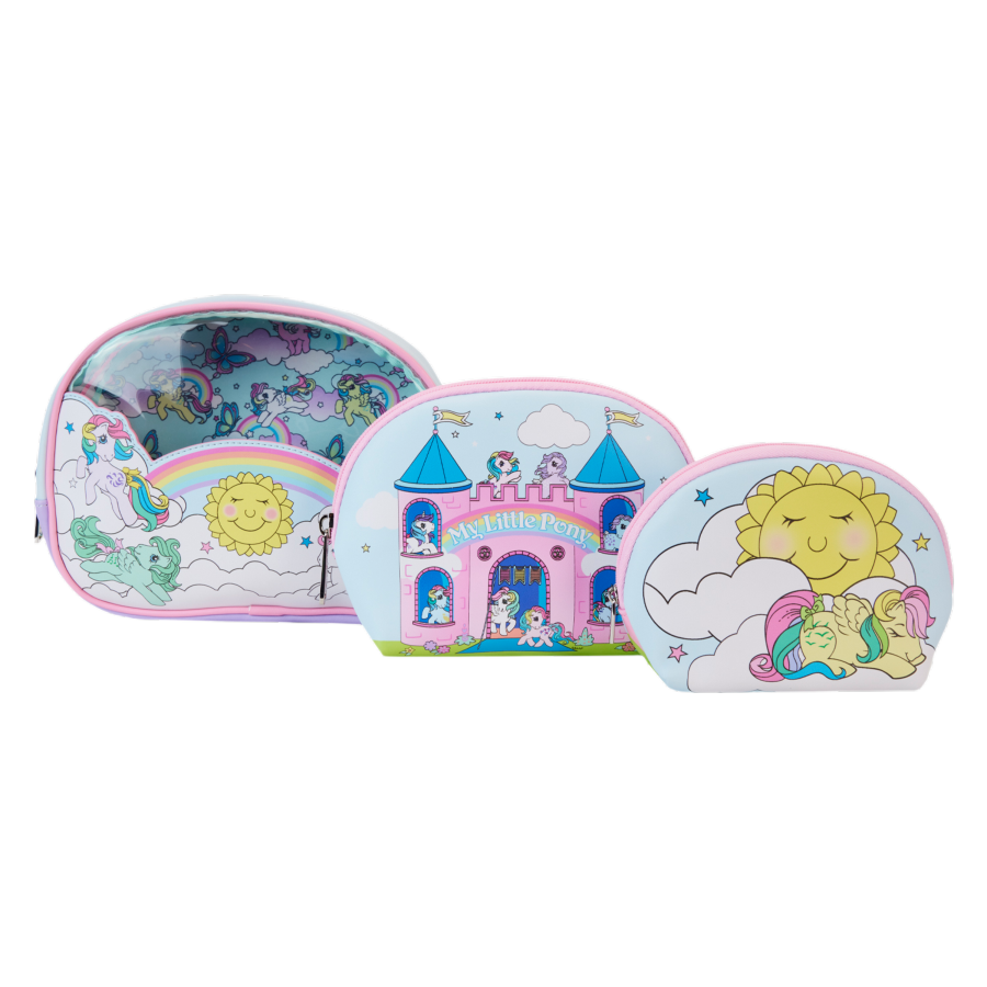 My Little Pony - 3-Piece Cosmetic Bag Set - Loungefly - Bags, Wallets & Purses - Image - Pop Weasel