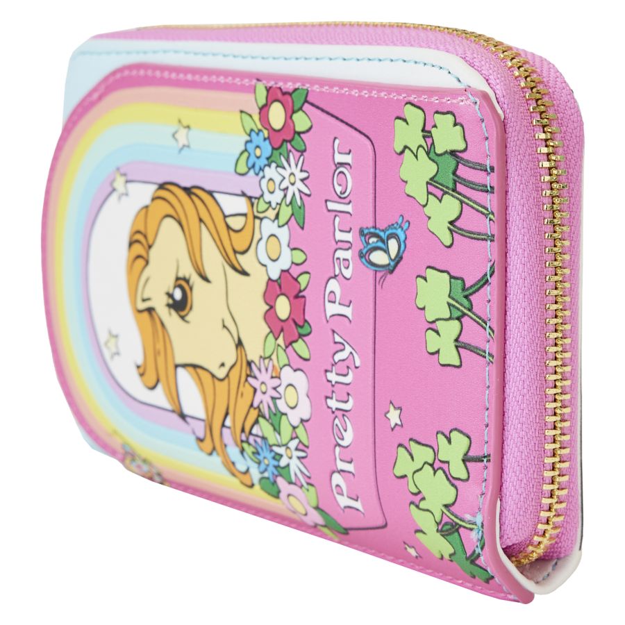 Pop Weasel - Image 2 of My Little Pony - 40th Anniversary Pretty Parlor Zip Wallet - Loungefly - Bags, Wallets & Purses - Image - Pop Weasel