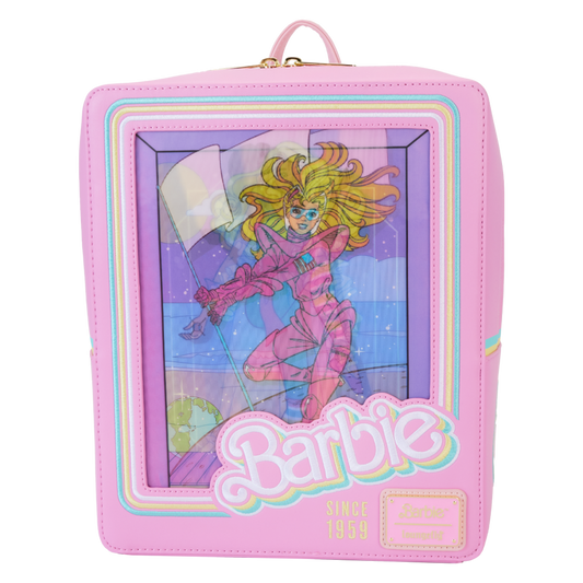 Barbie - 65th Anniversary Doll Box Triple Lenticular Mini Backpack - Loungefly