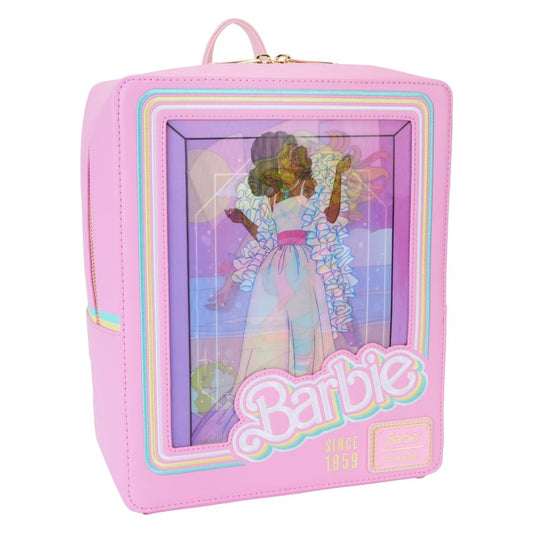 Image Pop Weasel - Image 2 of Barbie - 65th Anniversary Doll Box Triple Lenticular Mini Backpack - Loungefly