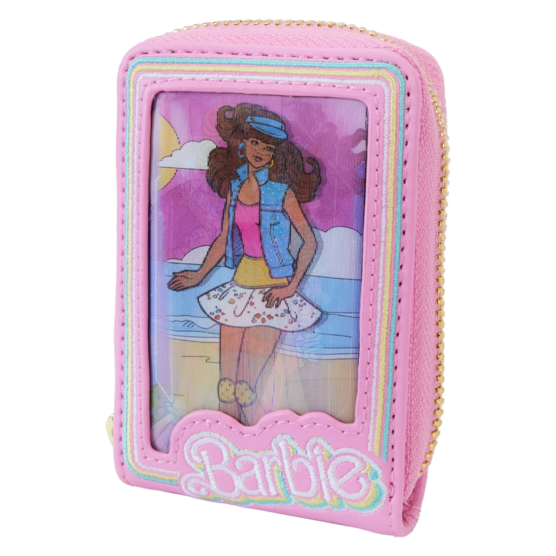 Barbie - 65th Anniversary Doll Box Triple Lenticular Zip Around Wallet - Loungefly