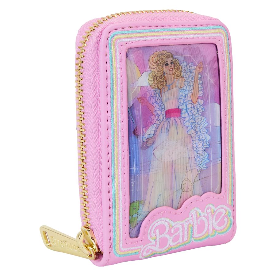 Image Pop Weasel - Image 2 of Barbie - 65th Anniversary Doll Box Triple Lenticular Zip Around Wallet - Loungefly - Bags, Wallets & Purses - Image - Pop Weasel