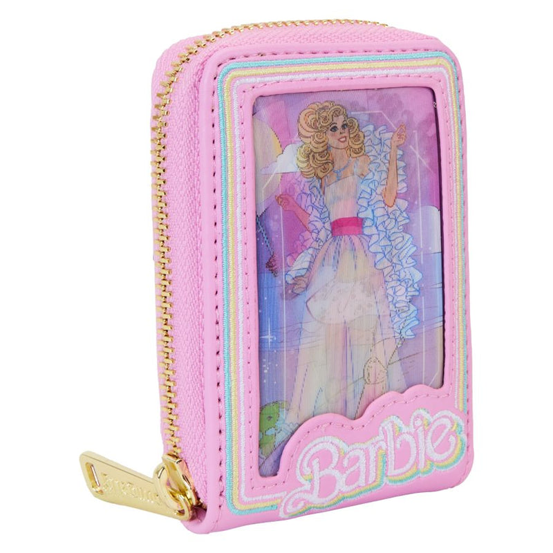 Image Pop Weasel - Image 2 of Barbie - 65th Anniversary Doll Box Triple Lenticular Zip Around Wallet - Loungefly