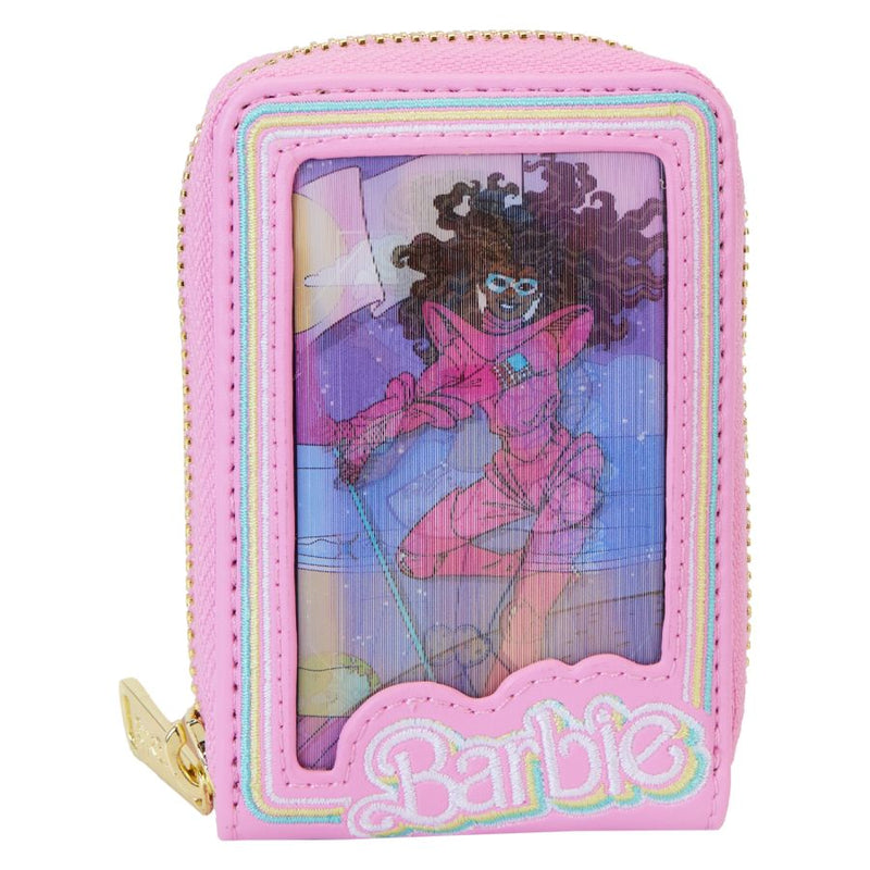 Image Pop Weasel - Image 3 of Barbie - 65th Anniversary Doll Box Triple Lenticular Zip Around Wallet - Loungefly
