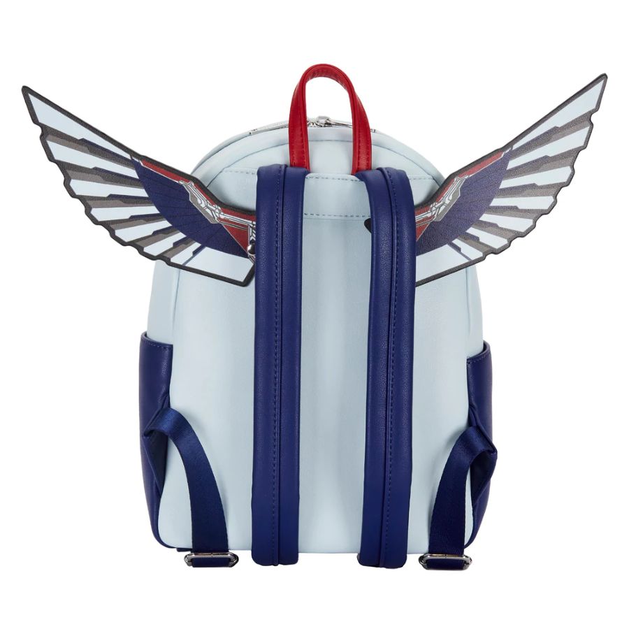 Pop Weasel - Image 4 of The Falcon and the Winter Soldier - Captain America Mini Backpack - Loungefly