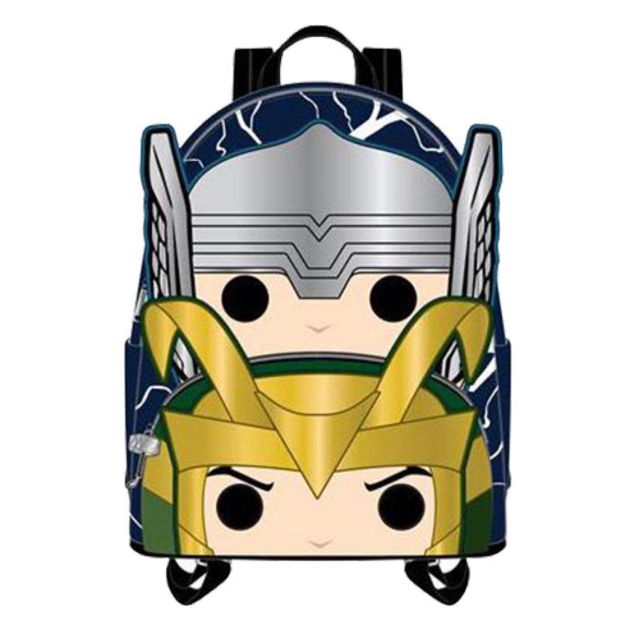 Marvel Comics - Thor & Loki US Exclusive Costume Backpack [RS] - Loungefly - Bags, Wallets & Purses - Image - Pop Weasel