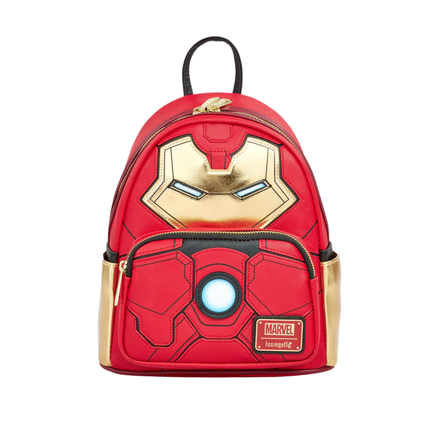 Iron man loungefly mini backpack hot sale