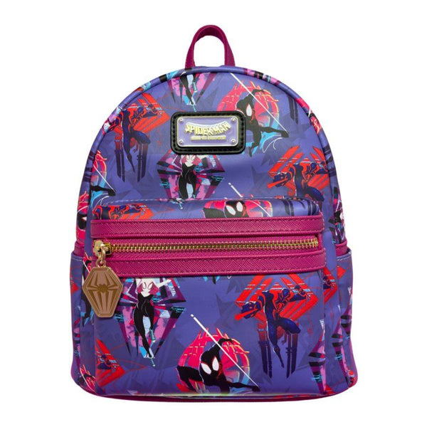 Pop Weasel Image of Spider-Man: Across the Spider-Verse - Character Print US Exclusive Mini Backpack - Loungefly
