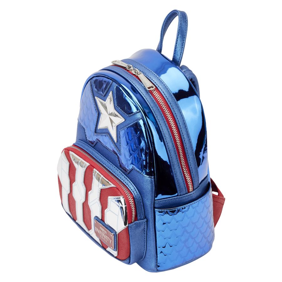 Pop Weasel - Image 3 of Marvel Comics - Captain America Costume Mini Backpack - Loungefly - Bags, Wallets & Purses - Image - Pop Weasel