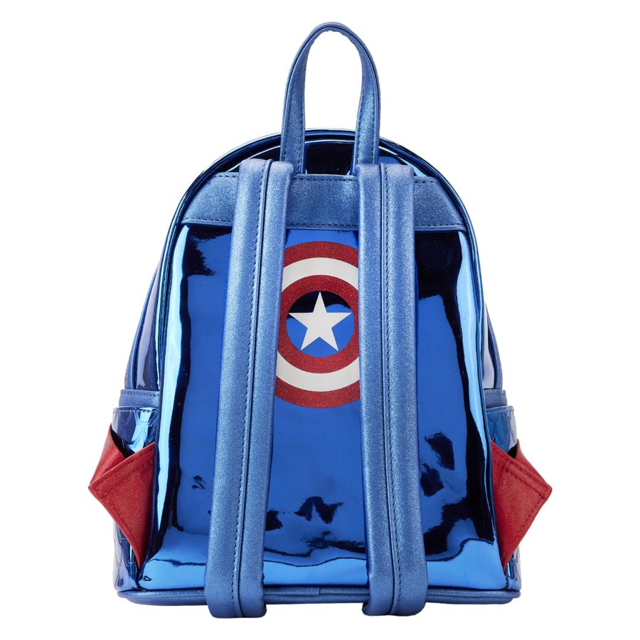 Pop Weasel - Image 4 of Marvel Comics - Captain America Costume Mini Backpack - Loungefly - Bags, Wallets & Purses - Image - Pop Weasel