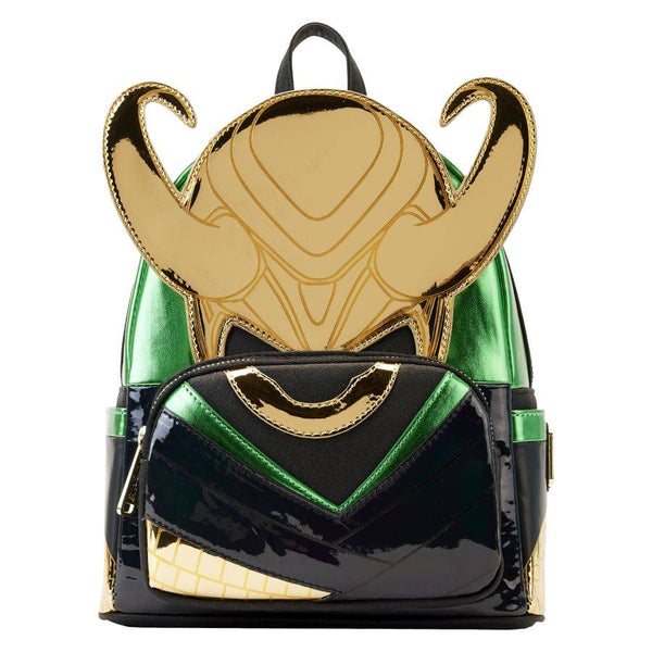 Pop Weasel Image of Marvel Comics - Loki Metallic Mini Backpack - Loungefly