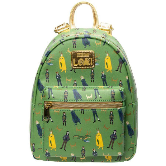 Pop Weasel Image of Loki (TV) - Loki Print US Exclusive Mini Backpack [RS] - Loungefly