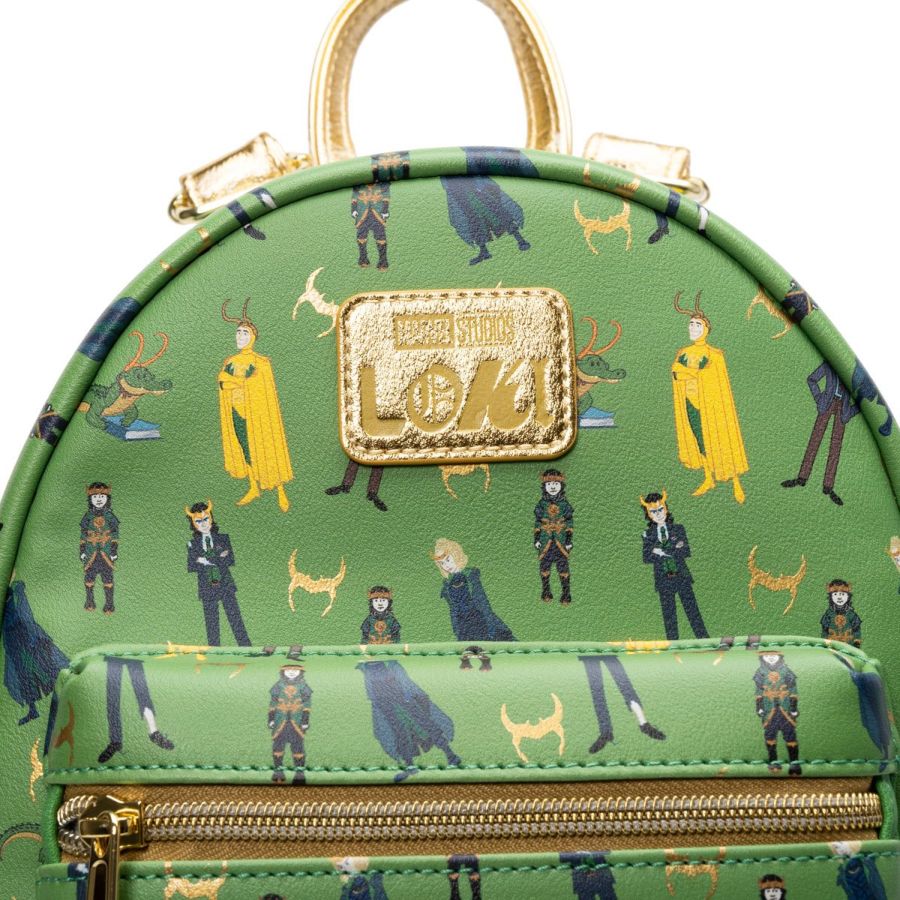 Pop Weasel - Image 5 of Loki (TV) - Loki Print US Exclusive Mini Backpack [RS] - Loungefly - Bags, Wallets & Purses - Image - Pop Weasel