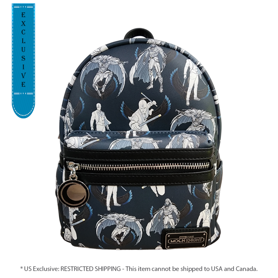 Pop Weasel Image of Moon Knight - Moon Knight US Exclusive Mini Backpack [RS] - Loungefly - Bags, Wallets & Purses - Image - Pop Weasel