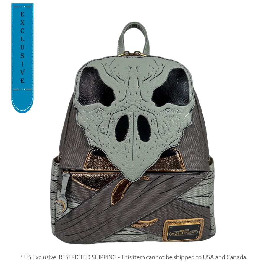 Pop Weasel Image of Moon Knight (TV) - Khonshu Cosplay US Exclusive Mini Backpack[RS] - Loungefly - Bags, Wallets & Purses - Image - Pop Weasel