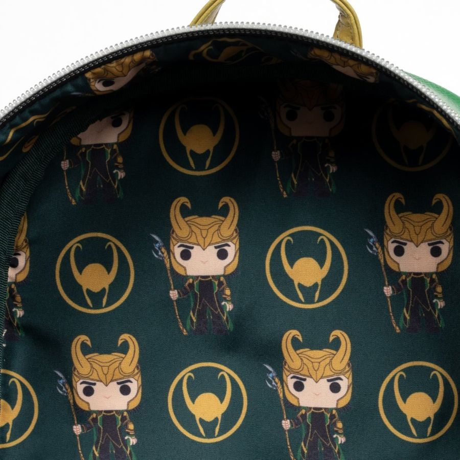 Pop Weasel - Image 8 of Marvel Comics - Loki Pop! by Loungefly US Exclusive Mini Backpack [RS] - Loungefly - Bags, Wallets & Purses - Image - Pop Weasel