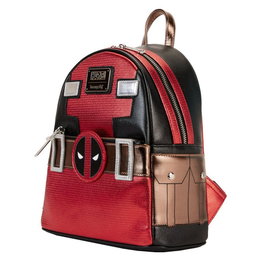 Pop Weasel - Image 2 of Marvel - Deadpool Metallic Cosplay Mini Backpack - Loungefly