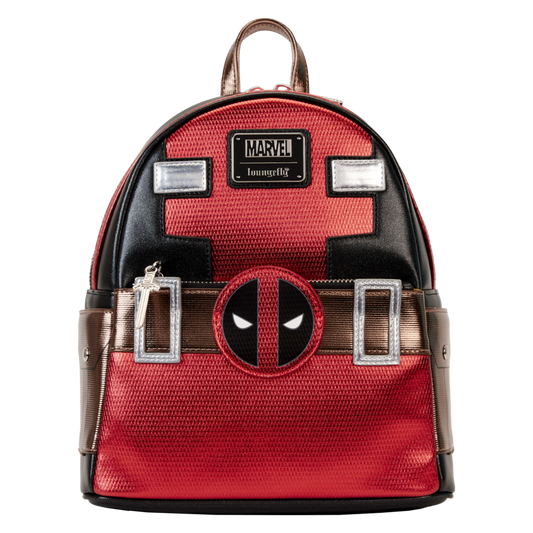 Pop Weasel Image of Marvel - Deadpool Metallic Cosplay Mini Backpack - Loungefly