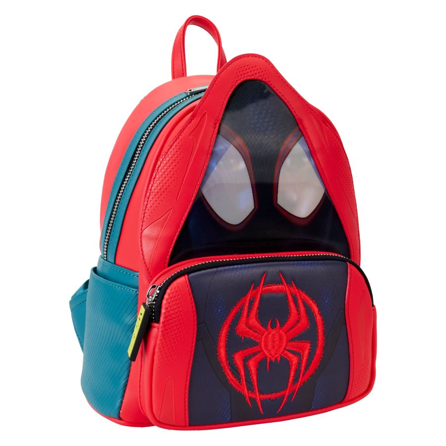 Image Pop Weasel - Image 2 of Spider-Man: Across the Spider-Verse - Miles Hoody Cosplay Mini Backpack - Loungefly - Bags, Wallets & Purses - Image - Pop Weasel