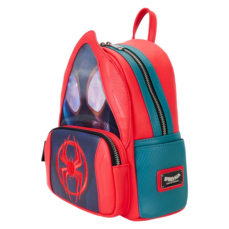 Image Pop Weasel - Image 4 of Spider-Man: Across the Spider-Verse - Miles Hoody Cosplay Mini Backpack - Loungefly - Bags, Wallets & Purses - Image - Pop Weasel