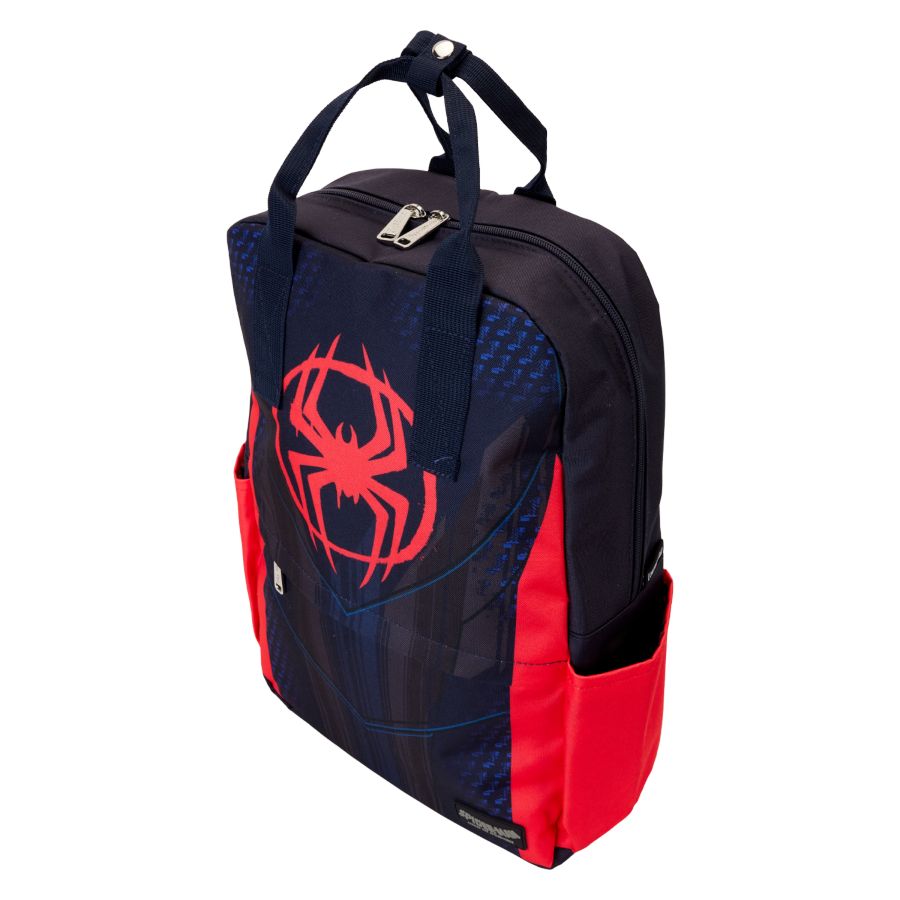 Image Pop Weasel - Image 3 of Spider-Man: Across the Spider-Verse - Miles Suit Full Size Nylon Backpack - Loungefly - Bags, Wallets & Purses - Image - Pop Weasel