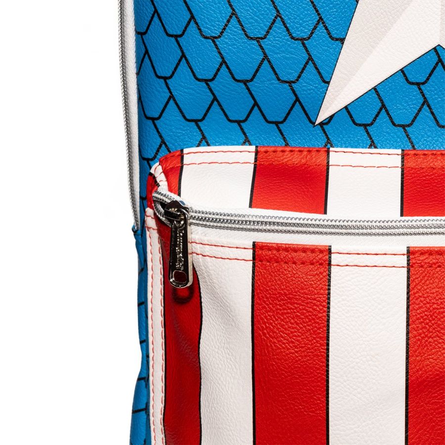 Pop Weasel - Image 10 of Marvel Comics - Captain America Costume US Exclusive Mini Backpack with Pin [RS] - Loungefly