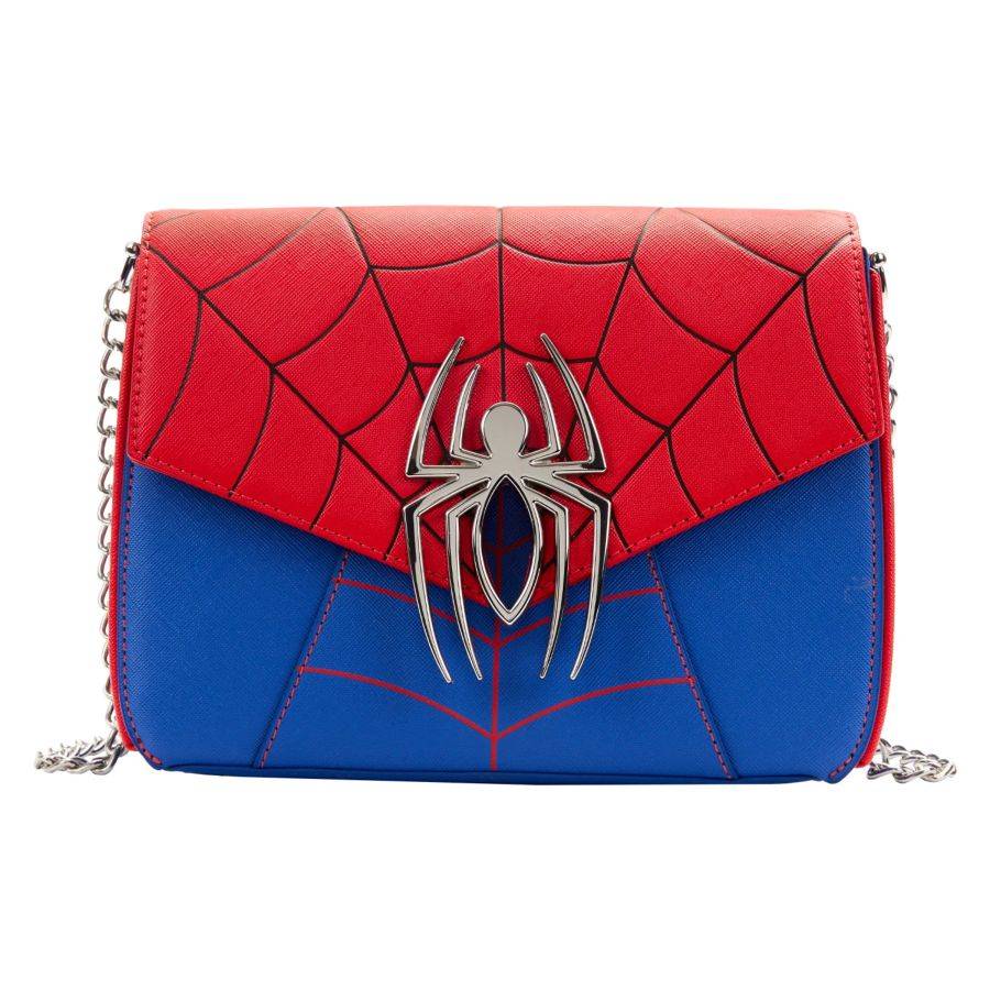 Pop Weasel Image of Marvel - Spider-Man Colour Block Crossbody Bag - Loungefly - Bags, Wallets & Purses - Image - Pop Weasel