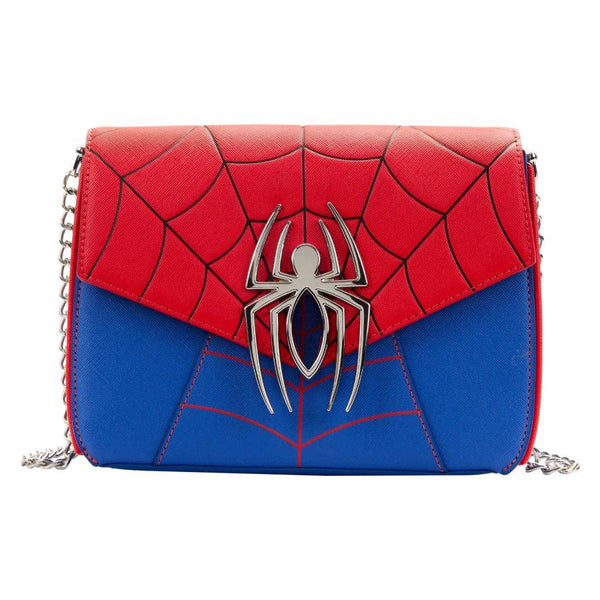 Pop Weasel Image of Marvel - Spider-Man Colour Block Crossbody Bag - Loungefly