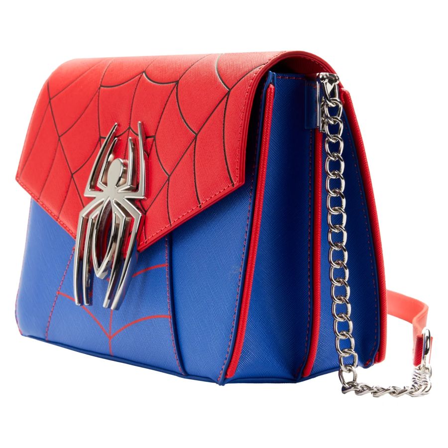 Pop Weasel - Image 2 of Marvel - Spider-Man Colour Block Crossbody Bag - Loungefly - Bags, Wallets & Purses - Image - Pop Weasel